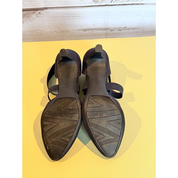 Life Strides Shoes 8M Navy Blue Heels Strappy Flex Soft - Picture 3 of 5